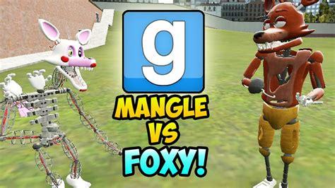 Garrys Mod Mangle Vs Foxy Gmod Npc Battle Gmod Five Nights At