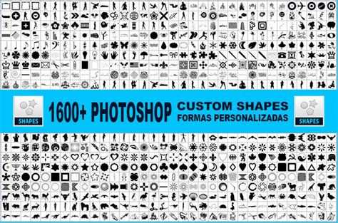 De 1600 Formas Personalizadas Para Photoshop Saltaalavista Blog