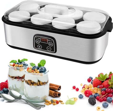 Amazonde Joghurtbereiterjoghurt Makerjoghurtmaschine Mit Lcd