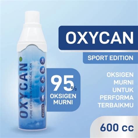 Jual Oxycan Sport 600 Cc Kaleng Tabung Oksigen Portable Gas Oxy