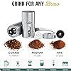 Javapresse Manual Stainless Steel Coffee Grinder Adjustable