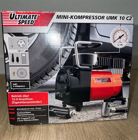 ULTIMATE SPEED Mini Kompressor UMK 10 C2 Test Und Bewertung