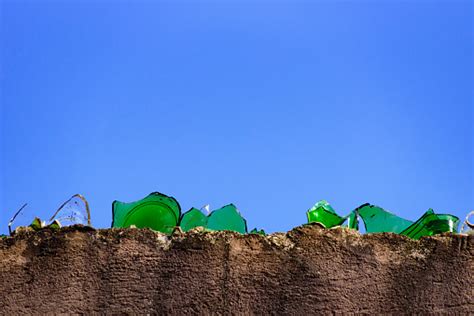 Shards Of Glass On A Wall Stock Photo Download Image Now Shattered