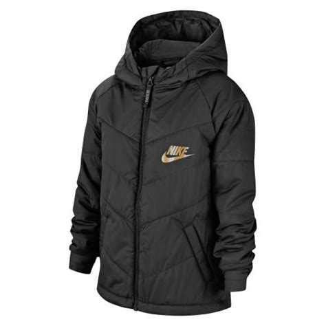 Kurtka Zimowa Dla Dzieci Nike Sportswear Cu Black Metallic