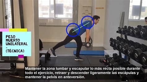 Peso Muerto Unilateral Técnica Y Musculatura Implicada Saludo Espartano Youtube