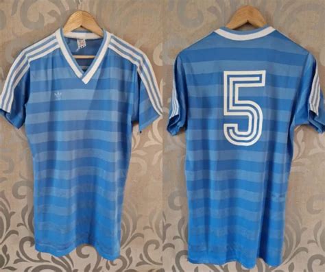 ADIDAS CAMISETA DE fútbol de los 80 plantilla vintage de Alemania