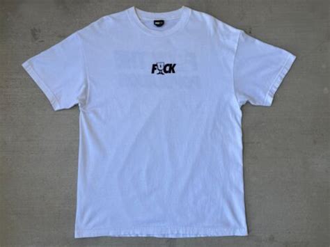 FTP X Undefeated U Fuck Tee White Size XL EBay