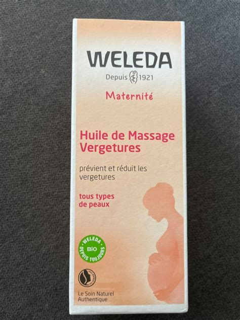 Weleda Huile De Massage Vergetures 2 X 100 Ml INCI Beauty