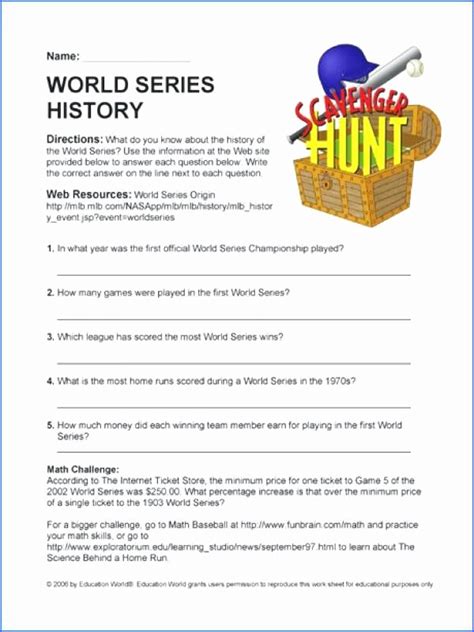 World History Worksheets Pdf