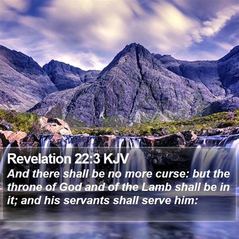 Revelation 22 3 KJV Bible Verse Images