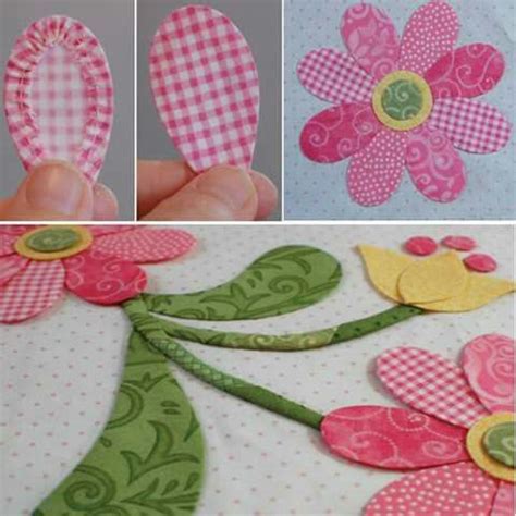 Aplicaciones Flores Muy Bonito Applique Quilting Fabric Flowers