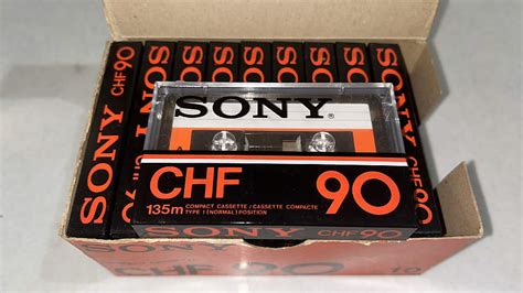 Sony Chf Vintage Blank Audio Cassette Tapes Sealed Reverb Uk