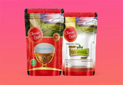 Printed Glossy Dry Fruits Standing Pouch Heat Sealed At Rs 2 20 Piece