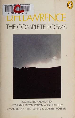 The Complete Poems Of D H Lawrence By David Herbert Lawrence Open Library