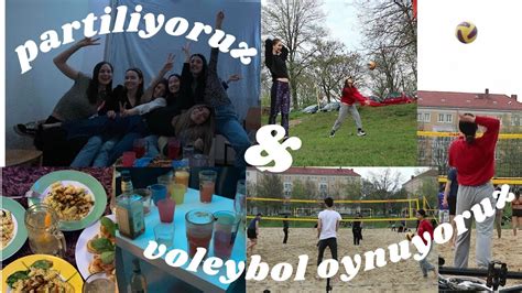 2 Günlük Berlin VLOGu Erasmus Partileri Voleybol Maçı YouTube