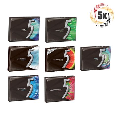 5 Gum Flavors