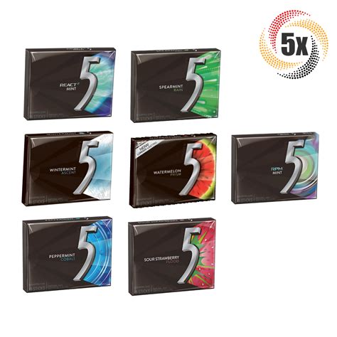 5 Gum Flavors