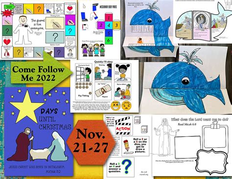 Come Follow Me For Primary 2022 Free Primary Lesson Helps November