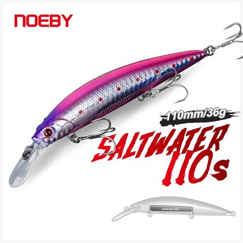 Noeby Sinking Minnow Fishing Lures Mm G Wobbler Jerkbait