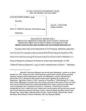 Fillable Online Justice Defendants Motion For A PO With Regard To