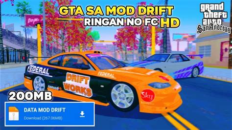 Modpack Gta Sa Lite Mod Drift Hd Mb Youtube