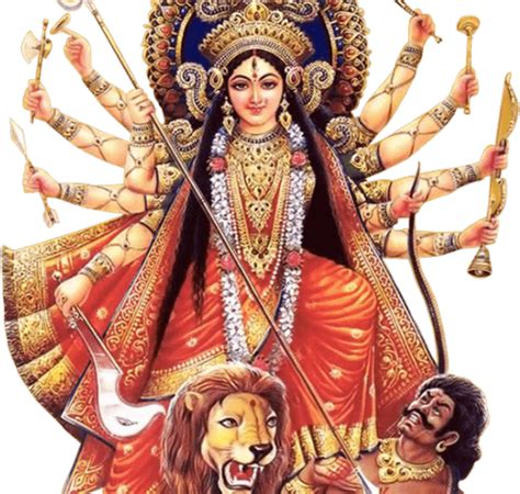 Goddess Durga Maa Png Transparent Images Durga Ji Png Hd 640x480