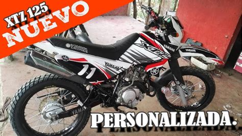 Yamaha Xtz 125 PersonalizaciÓn Extrema 2019 2020 Calcomanias De Lujo Youtube