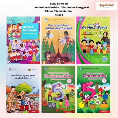 Jual Buku Paket Siswa Kurikulum Merdeka Kurikulum Penggerak Kelas 5 Sd Bahasa Indonesia