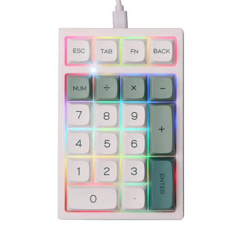 Buy Epomaker Th Keys Hot Swappable Wired Numpad With Rgb Backlight Programmable Xda