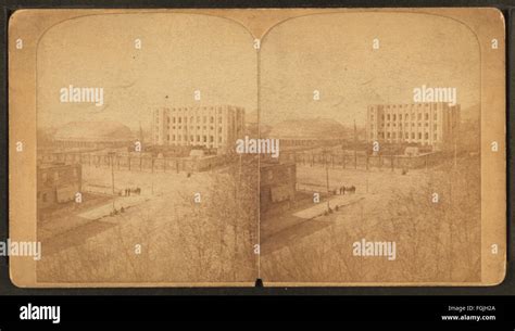 Temple Block From Top Of Co Op Store Showing Temple Tabernacle And