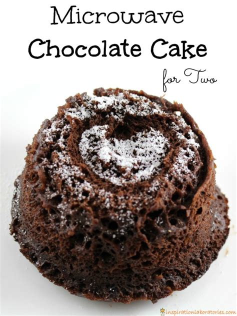 Microwave Chocolate Cake for Two | Inspiration Laboratories