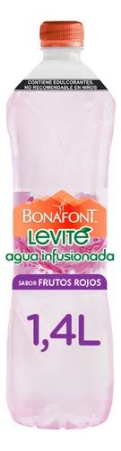 Agua Infusionada Bonafont Levité con Toque Sabor Frutos Rojos 1 4L Sin