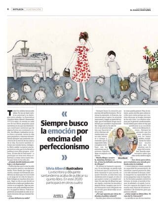 Silvia Alberdi ilustradora Siempre busco la emoción por encima del