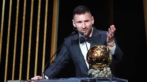 Balón De Oro 2023 Lionel Messi Se Lleva El Galardón En La Categoría Masculina