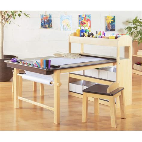 Art Table With Storage - Foter