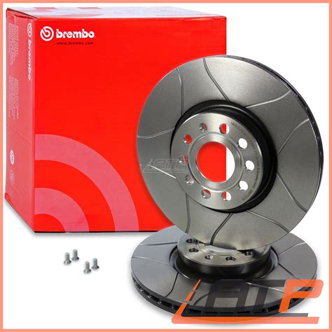 2X BREMBO SPORT MAX BRAKE DISCS FRONT VENTED Ø312 SKODA OCTAVIA 5E 05