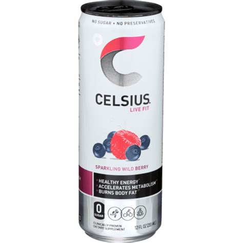 CELSIUS Sparkling Energy Drink Wild Berry (1 ct) - Instacart