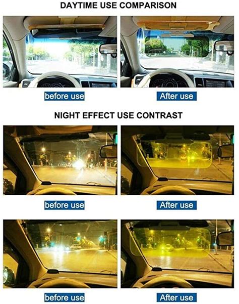 Tac Car Sun Visor Extension Day Night Vision Anti Glare Driving Safety