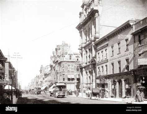 Late 19th Century Photograph Corner Of King And Yonge Streets