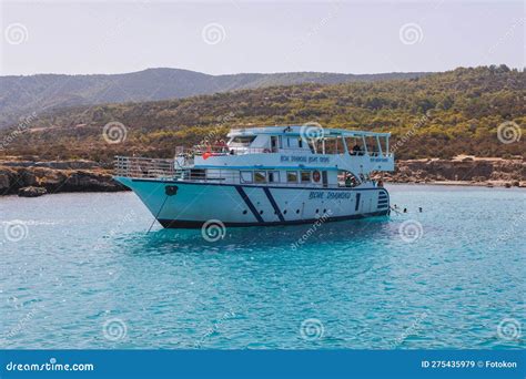 Blue Lagoon In Cyprus Editorial Stock Image Image Of Attraction