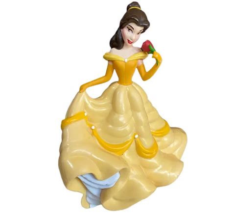 DISNEY PRINCESS BELLE Beauty The Beast Figure Cake Topper Yellow