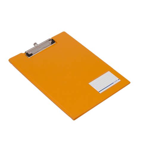 Bantex A4 Pvc Foldover Glued Clipboard With Wire Clip Mango424064