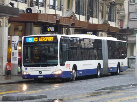 Tpg Mercedes Citaro Gelenkbus Nr Ge Unterwegs Auf Der