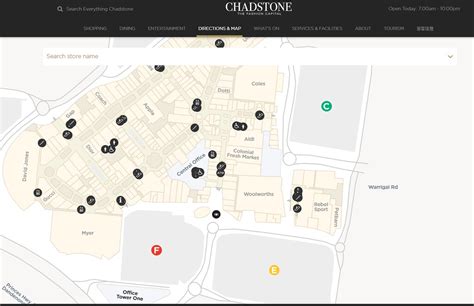 Chadstone official centre map. Where's the bus interchange… | Flickr