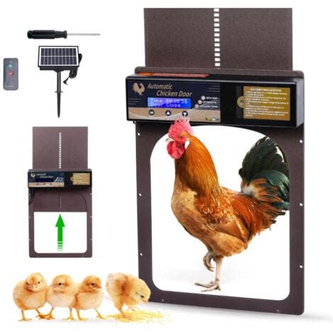 Ej Life Portes De Poulet Automatiques D Tection De Lumi Re