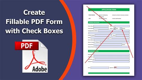 How To Create A Fillable Pdf Form With Check Boxes Using Adobe Acrobat