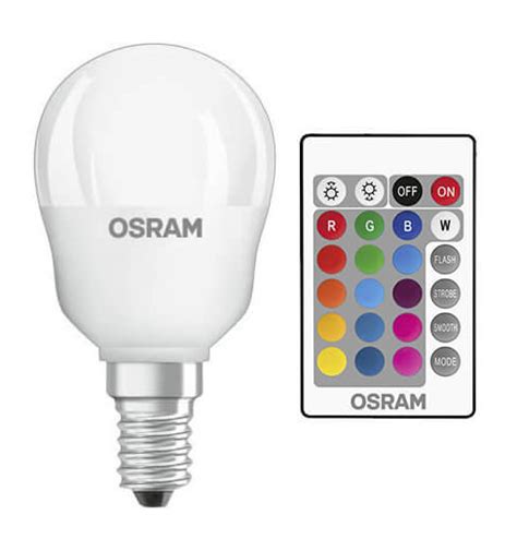 Żarówka Led E14 P45 4 5w 25w 250lm Rgbw 200° Osram Star Pilot