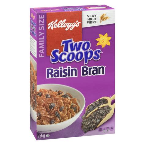 Kelloggs Two Scoops Raisin Bran