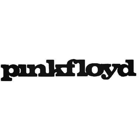 Buy Pink Floyd Logo Vinyl Decal Band Logo Vinyl Decal Online