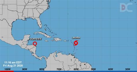 Tormenta Tropical Laura Se Fortalece Y Amenaza Al Caribe Y Florida